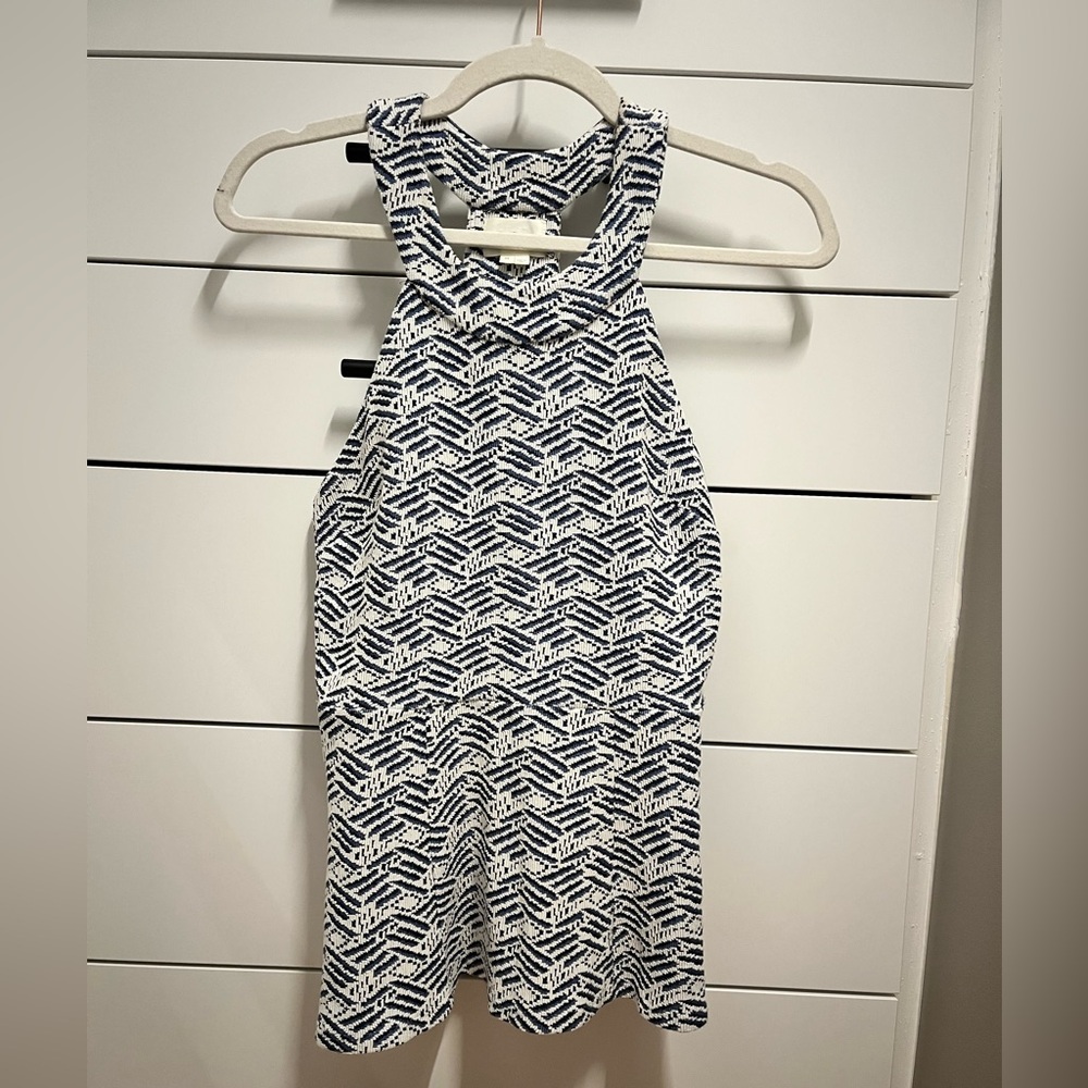 Anthropologie Deletta Peplum Top